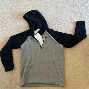 Nike. Medium half zip hoodie